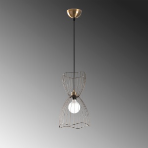 Lustra Zeyno Caramiziu 25x25x121 cm - Img 6