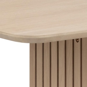 Masa dining Christo, Alb, 75x220x105 cm - Img 5