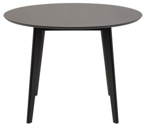 Masa dining Roxby, Negru, 76x105x105 cm - Img 4