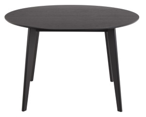 Masa dining Roxby, Negru, 76x120x120 cm - Img 3