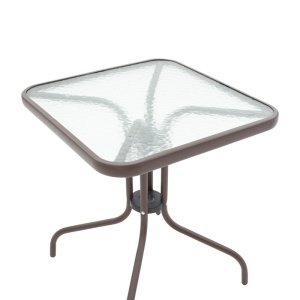 Masa dining Watson-Sussie, Pako World, Metal, Maro, 60x60x70 cm - Img 7