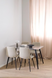 Masa dining Wicklow, Gri, 75x140x80 cm - Img 8