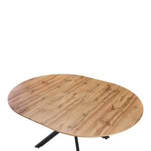 Masa extensibila Edina, Pako World, MDF, Sonoma, 130-170x130x75 cm - Img 5