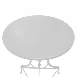 Masa Noah metal alb D70x72cm - Img 2
