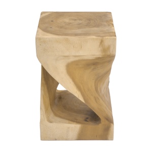 Masuta auxiliara Cabair, Natural, 30x30x46 cm - Img 3