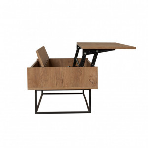 Masuta de Cafea Extensibila Est Walnut-Negru - Img 5