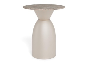 Masuta de cafea Ferrol V2, Gri, 50x40x40 cm - Img 2