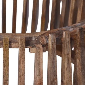 Masuta de cafea, Mable, Natural, 120x120x45 cm - Img 5