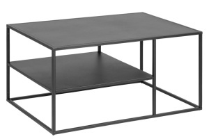Masuta de cafea Newton, Negru, 45x90x60 cm - Img 2
