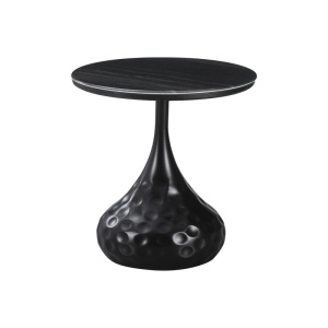 Masuta laterala Gala, Negru, 50x50x47 cm - Img 2
