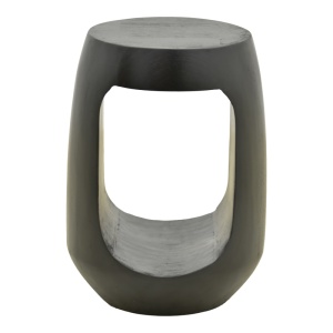 Masuta laterala, Lenora, Negru, 33x33x45 cm - Img 3