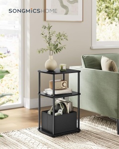 Masuta laterala Songmics Negru 34x30x58 cm - Img 2