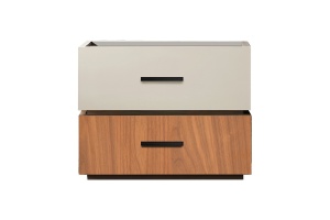 Noptiera Sonlen MDF nuanta nuc-bej 60x40x44.5 cm - Img 3