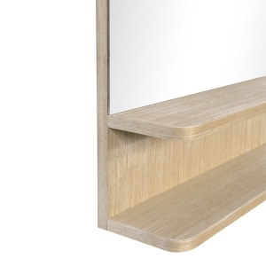 Oglinda cu raft, Mensola, Natural, 45.7x12.7x76.2 cm - Img 4