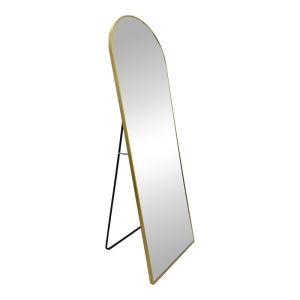 Oglinda Lorens, Pako World, Aluminiu, Auriu, 46x40x150 cm