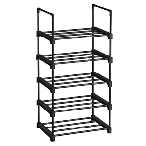 Pantofar, Songmics, Negru, 45x30x89 cm - Img 2