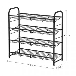 Pantofar, Songmics, Negru, 68.5x27.5x65 cm - Img 5