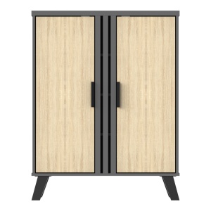 Pantofar V2, Shoby, Gri, 30x70.5x91 cm - Img 4