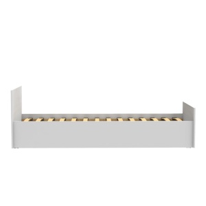 Pat 1 persoana Toscana Pako World Alb 90x200x10 cm - Img 2