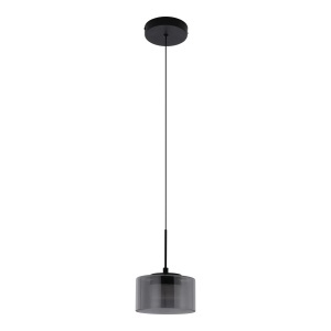 Pendul LED Cholet, Negru, 15x15x120 cm - Img 3
