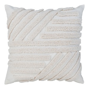 Perna decorativa Albany, Alb, 45x45 cm - Img 5
