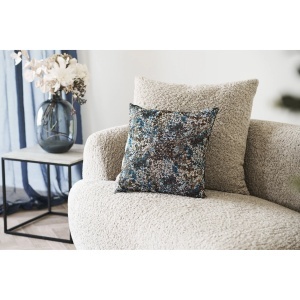 Perna decorativa Blossom , Albastru, 45x45 cm