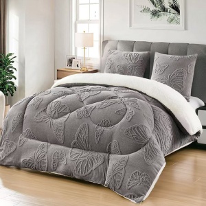 Pilota Cocolino Groasa cu Blanita Buffy V25 Dark Grey, 4.5kg, 200x230