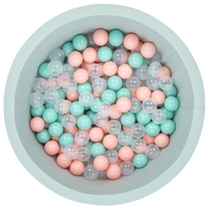 Piscina de bile Bubble Pops v10 Menta 85x85x30 cm - Img 2