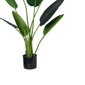 Planta decorativa Palm tree Pako World Negru inaltime 120 cm - Img 3