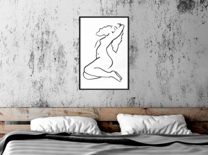 Poster - Coquettish Pose, cu Ramă neagră, 30x45 cm - Img 2