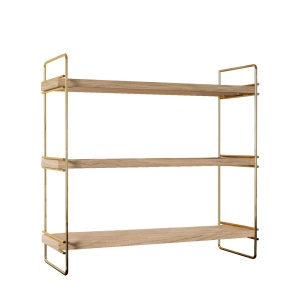 Raft CM-036-SRK Auriu 45x16x40 cm - Img 10