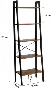 Raft de Colt Vasagle, 56.2x32x172.1cm - Img 5