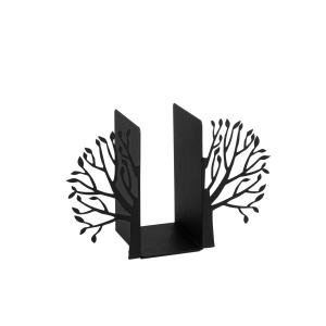 Raft de perete din metal Kitap Negru 44x14x22 cm - Img 3