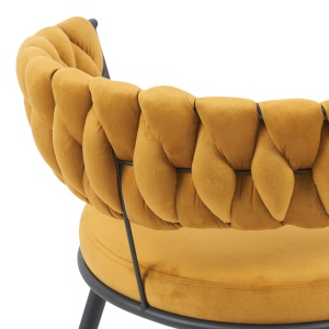 Scaun Alkia Galben 60x57x68 cm - Img 8
