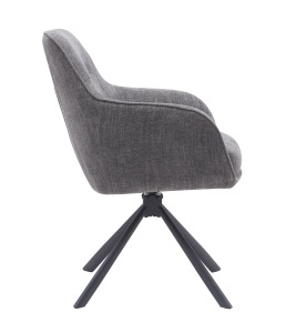 Scaun AVOLA, Gri deschis, 65x89x59 cm - Img 3