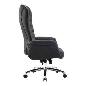 Scaun birou Kaline Negru 69x79x123 cm - Img 2