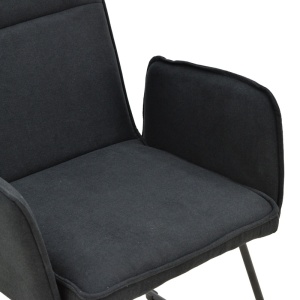 Scaun cu brate Essential Negru 55.5x59x89 cm - Img 7