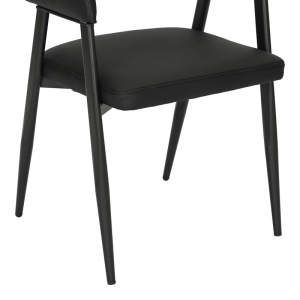Scaun cu brate Sezan Negru 56x55x78 cm - Img 8