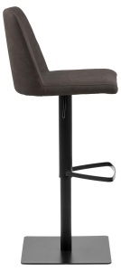 Scaun de bar Avanja, Gri, 107.5x43x51 cm - Img 5