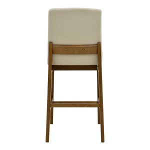 Scaun de bar Dalby, Ecru, 50x45x102.5 cm - Img 5