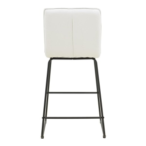 Scaun de bar Essential Alb 53x64.5x107 cm - Img 5