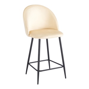 Scaun de bar Perch Pako Crem 50x53x99 cm