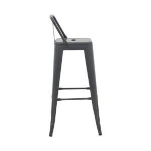 Scaun de bar Utopia Gri 42x42x86 cm - Img 4