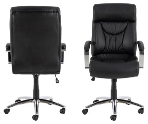Scaun de birou Benson, Negru, 120x64.5x83 cm - Img 3