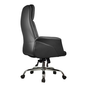 Scaun de birou Derjio, Pako World, Negru, 68x66x115 cm - Img 4