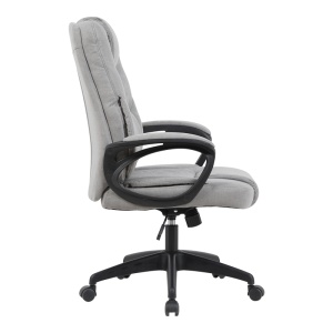 Scaun de birou, Kamora, Gri deschis, 67x66x111 cm - Img 3
