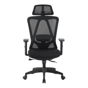 Scaun de birou, Magida, Pako, Negru 58.5x66x125 cm - Img 4