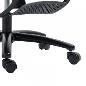 Scaun de birou manager cu suport pentru picioare Verdant Premium Quality plasa negru - Img 8