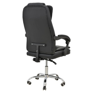 Scaun de birou Toronsi negru piele ecologica PU 60x68x128 cm - Img 2