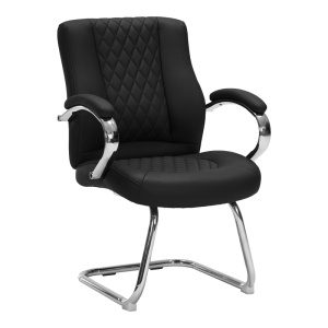 Scaun de conferinta office, Thiodore, Negru, 67x49.5x100 cm